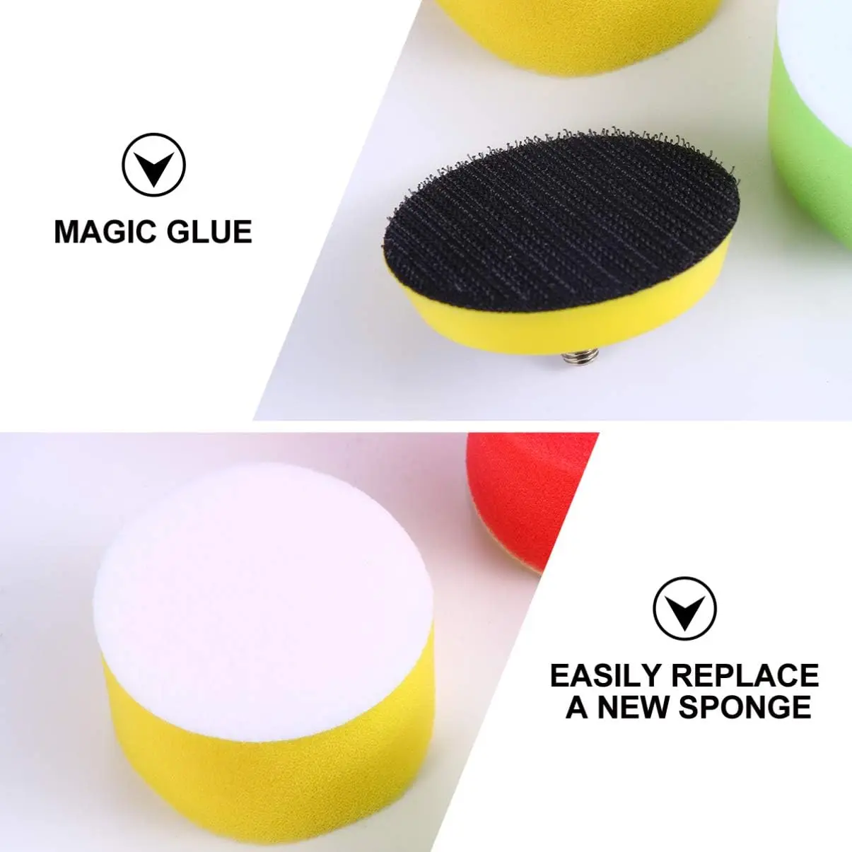 5/16 Pcs 2 Inch Polishing Spon - Polish Pad Set Buffer บทวิจารณ์และราคา
