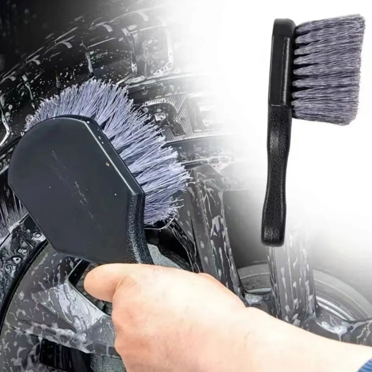 Car Wheel Cleaning Brush Detai - Detailing Brush Set บทวิจารณ์และราคา