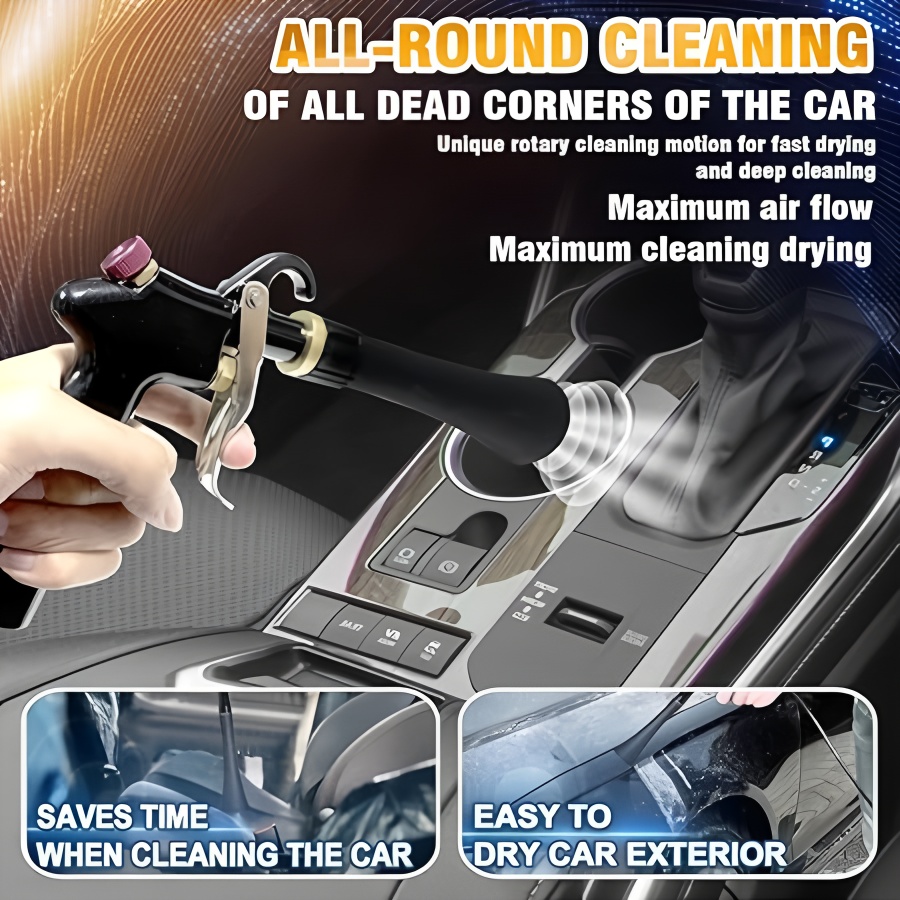Air Blow Gun Car Interior Clea - Dirt Brush Interior บทวิจารณ์และราคา