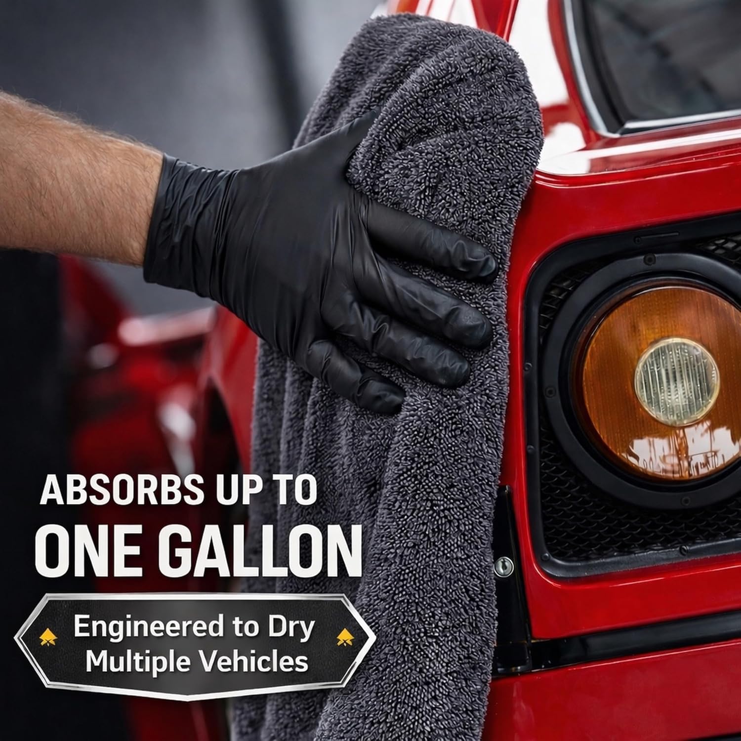 24x36 Car Drying Towel 1200 GS - Microfiber Towel Detailing บทวิจารณ์และราคา