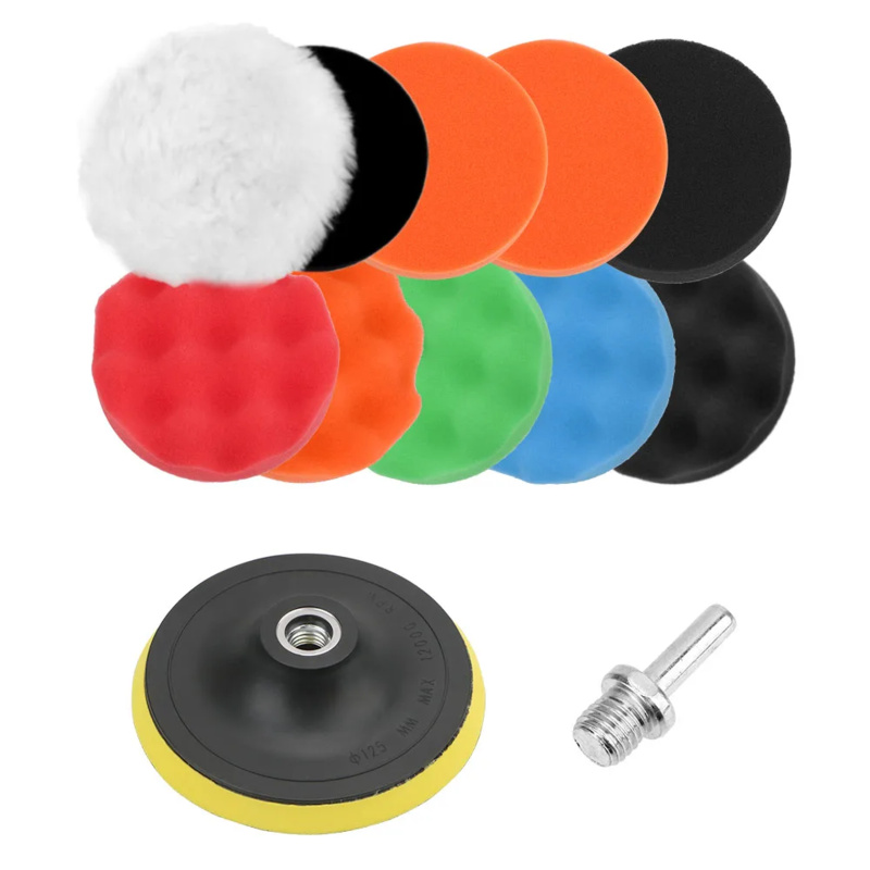 12Pcs/set Car Polishing Pad Pa - Polish Pad Set Buffer บทวิจารณ์และราคา