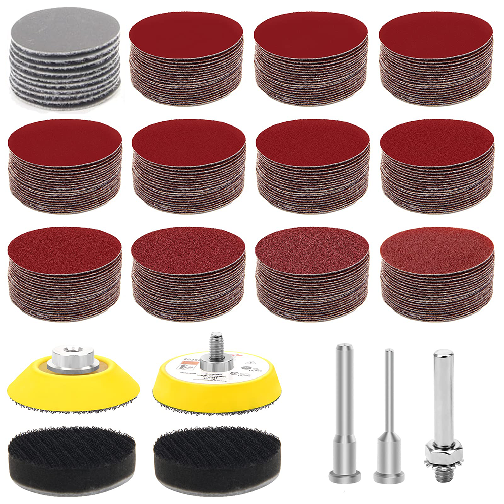 2 Inch Red Sandpaper Set 247 P - Polish Pad Set Buffer บทวิจารณ์และราคา