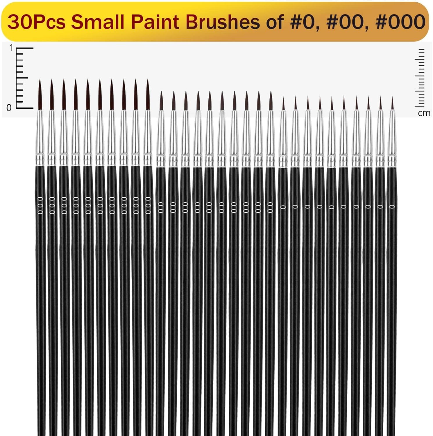 30 Pcs Fine Detail Paint Brush - Detailing Brush Set บทวิจารณ์และราคา