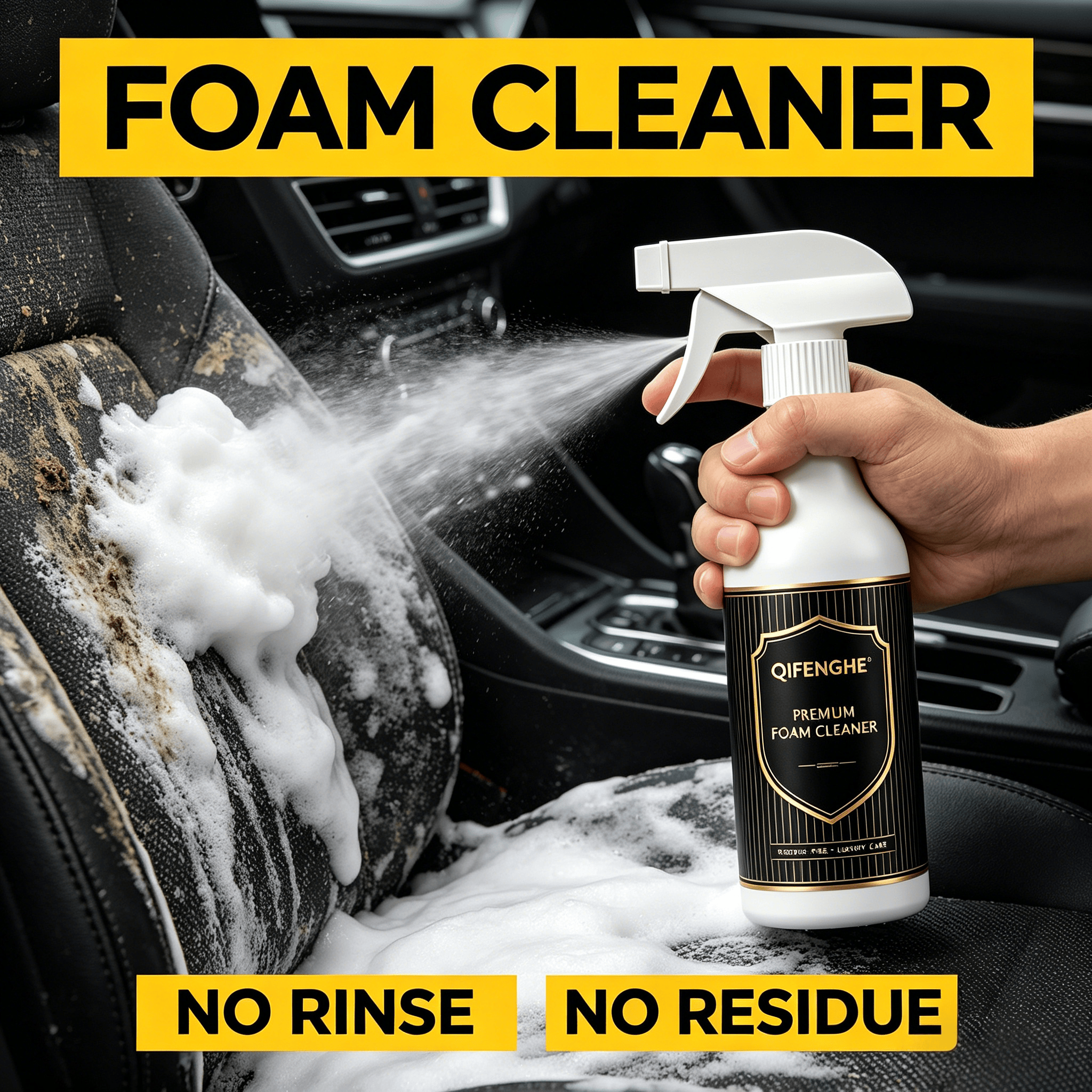 2-in-1 Foam Cleaner – Waterles - Seat Cleaner Fabric บทวิจารณ์และราคา