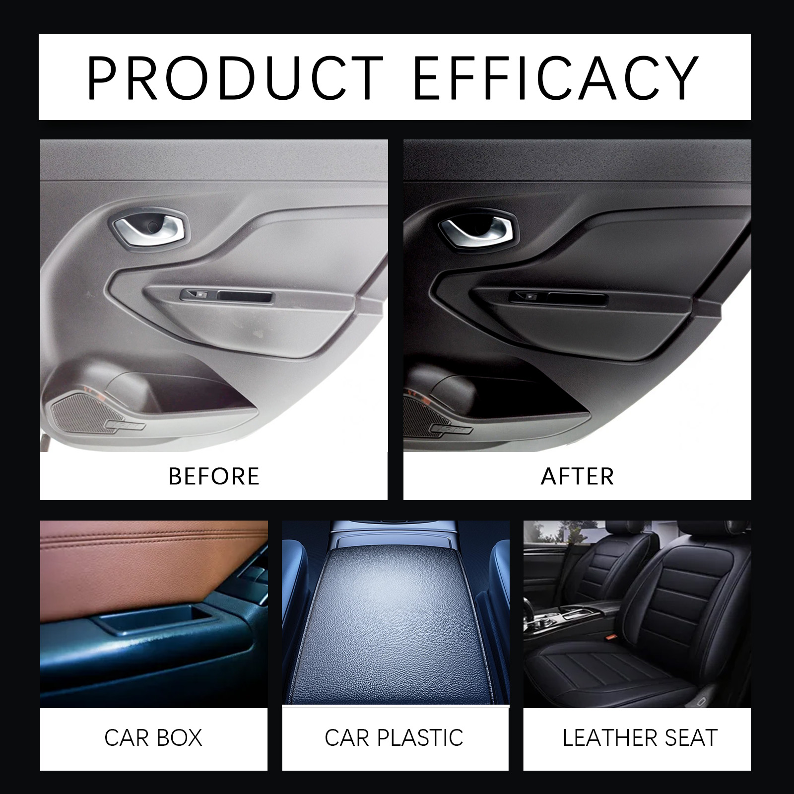 100ml Auto Interior Polish Car - Leather Cleaner Interior บทวิจารณ์และราคา