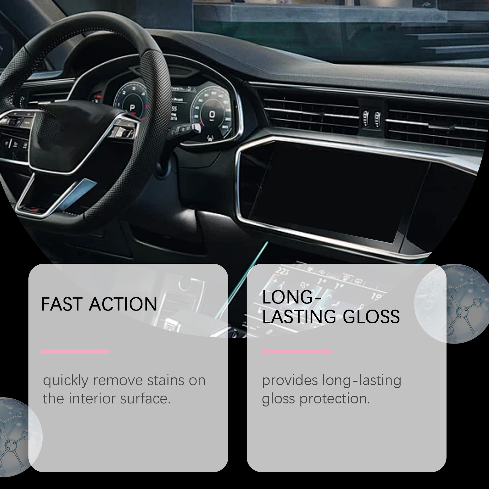 100ml Auto Interior Polish Car - Leather Cleaner Interior บทวิจารณ์และราคา