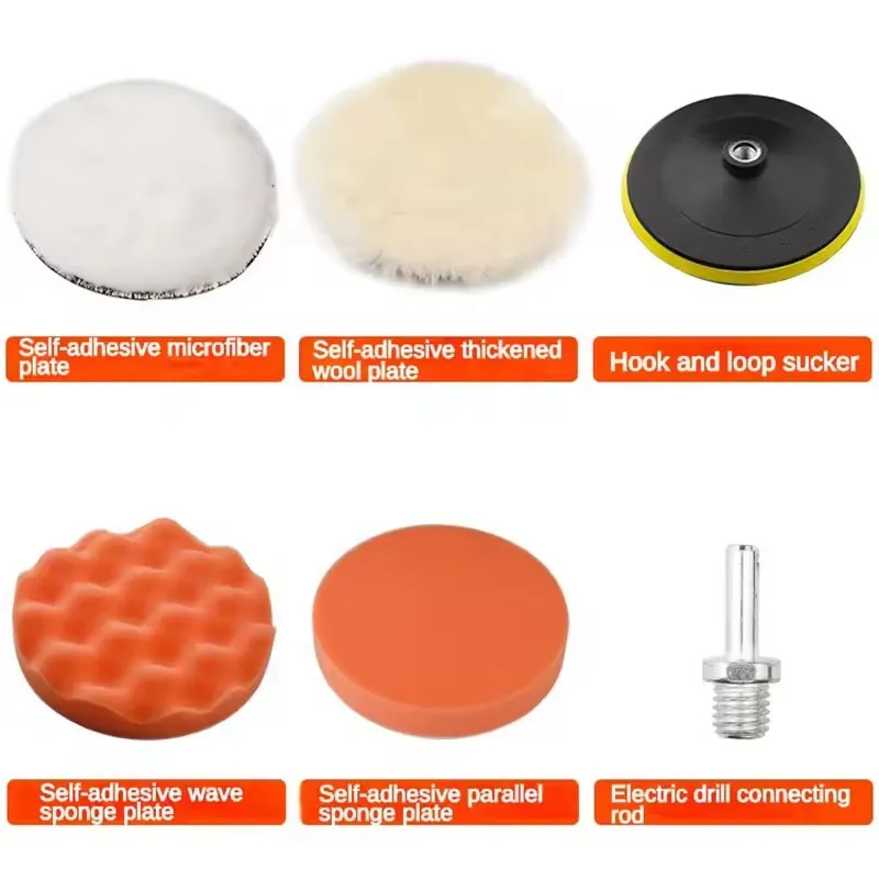 6pcs/8pcs/set Car Polishing Sp - Polish Pad Set Buffer บทวิจารณ์และราคา