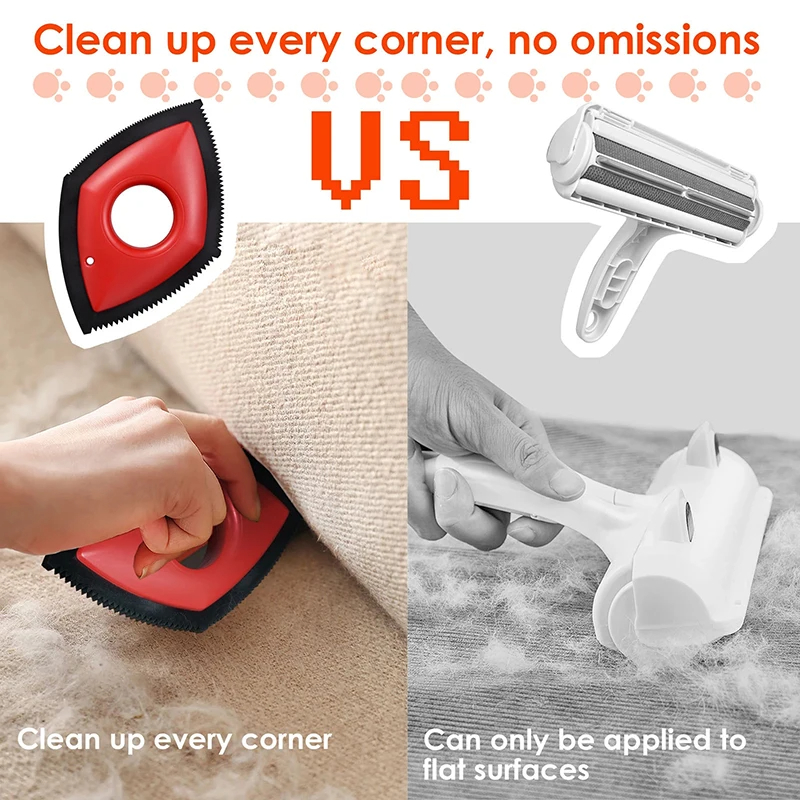 4 Modes Pet Hair Remover Comb  - Seat Cleaner Fabric บทวิจารณ์และราคา