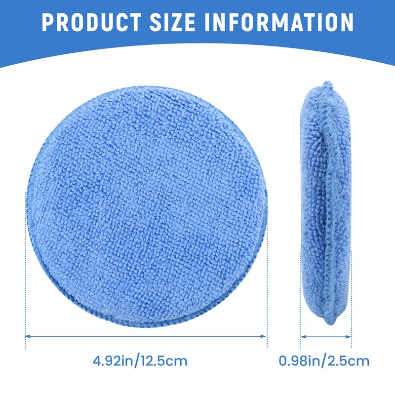 5Inch Microfiber Wax Applicato - Wax Applicator Pad บทวิจารณ์และราคา