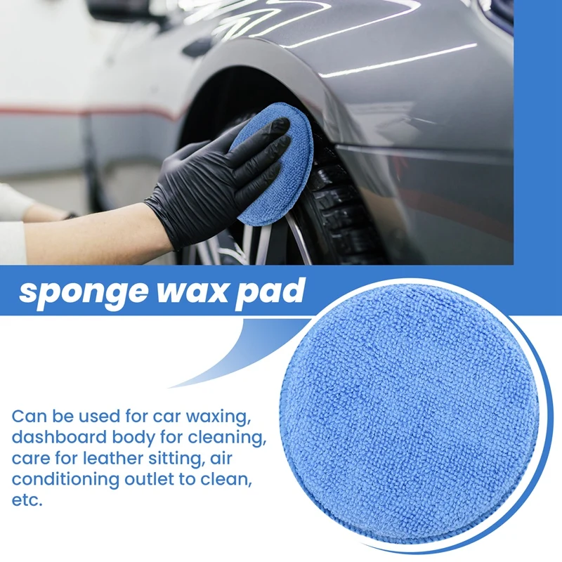5Inch Microfiber Wax Applicato - Wax Applicator Pad บทวิจารณ์และราคา