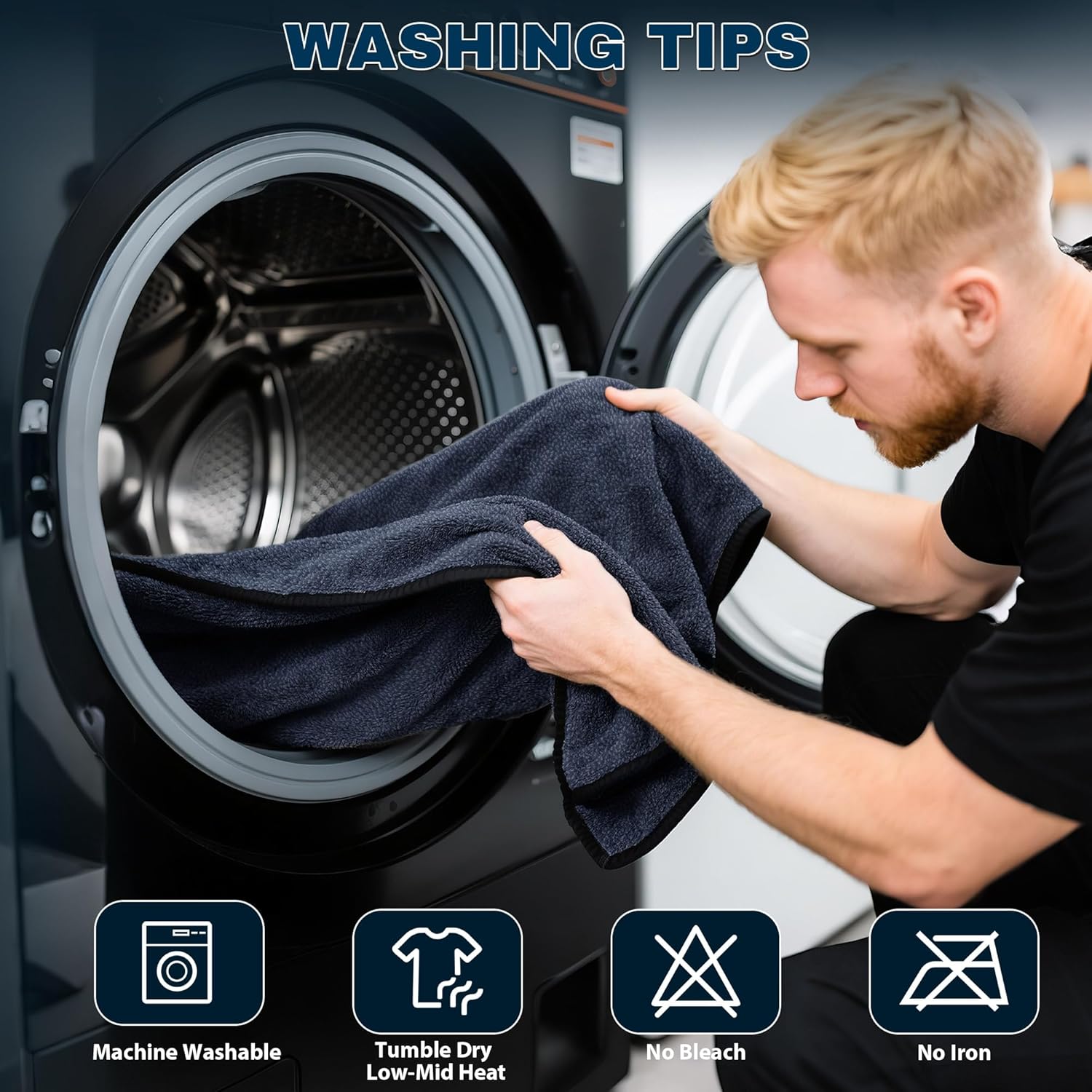 4PCS Microfiber Car Drying Tow - Microfiber Towel Detailing บทวิจารณ์และราคา