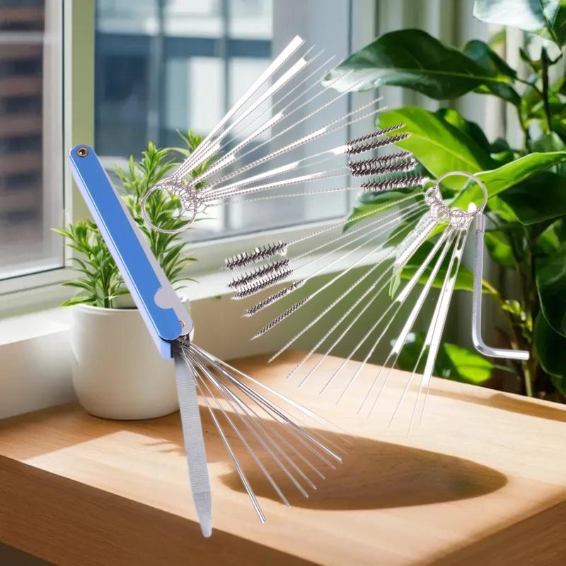 1 set of cleaning needles, bru - Car Cleaning Brush บทวิจารณ์และราคา