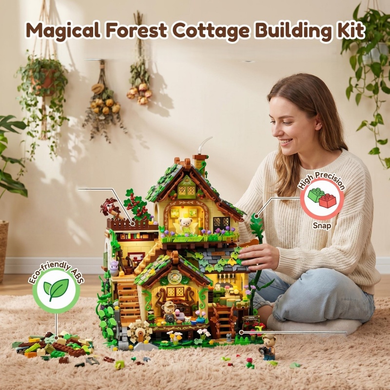 Whimsical Forest Elf Cottage B - Interior Detailing Kit บทวิจารณ์และราคา