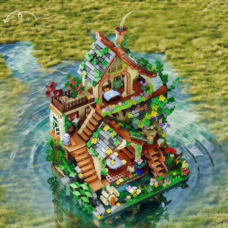 Whimsical Forest Elf Cottage B - Interior Detailing Kit บทวิจารณ์และราคา