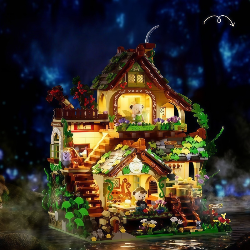 Whimsical Forest Elf Cottage B - Interior Detailing Kit บทวิจารณ์และราคา