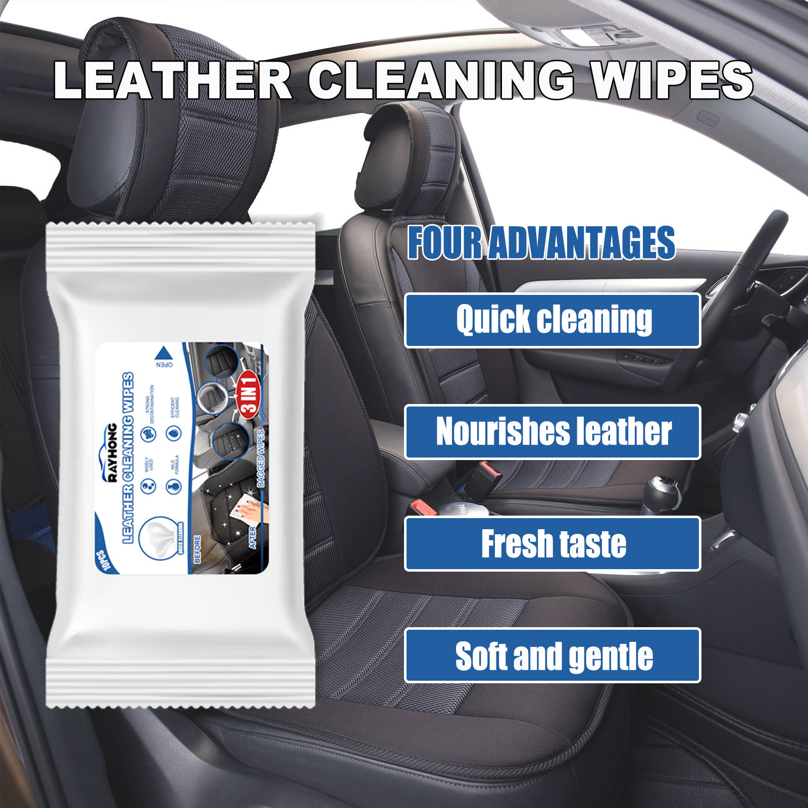 Rayhong Car Leather Cleaning W - Dirt Brush Interior บทวิจารณ์และราคา