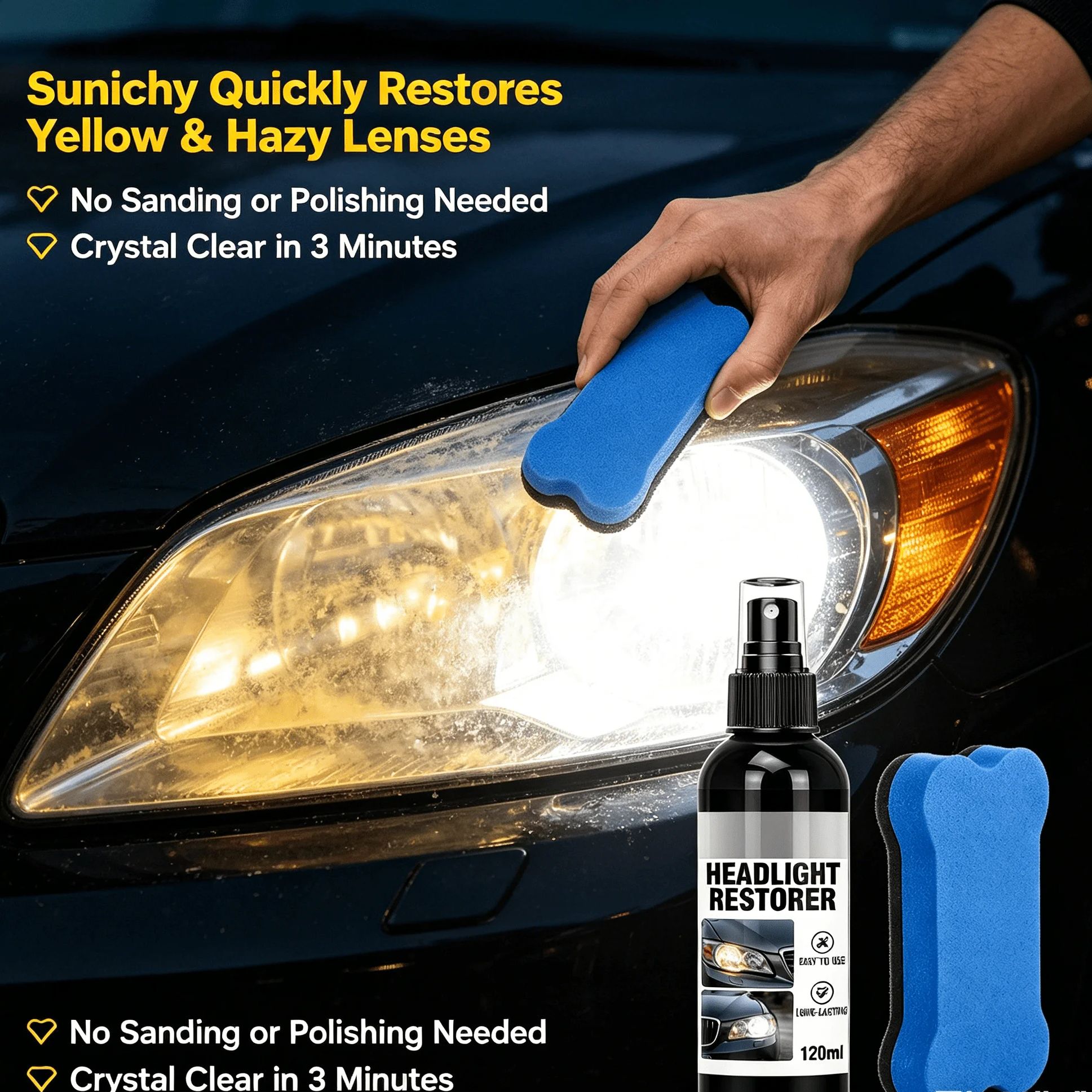 120ml Black Shine Plastic Rest - Trim Restorer Plastic บทวิจารณ์และราคา
