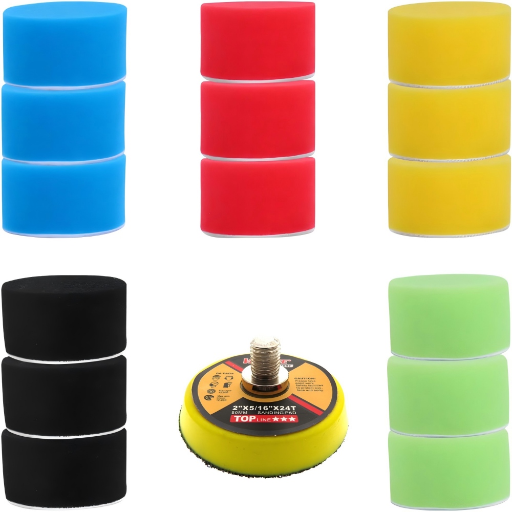 2Inch 50MM Car Doam Polishing  - Polish Pad Set Buffer บทวิจารณ์และราคา