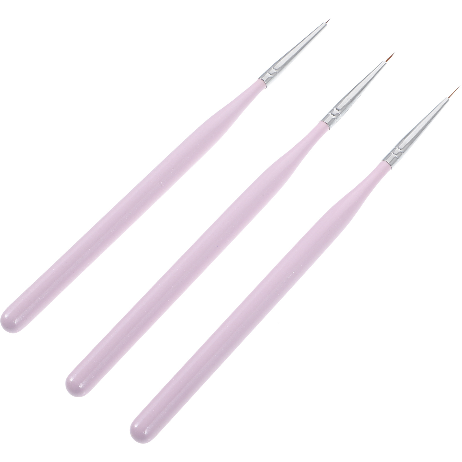 3Pcs Nail Art Brush Set Fine T - Detailing Brush Set บทวิจารณ์และราคา