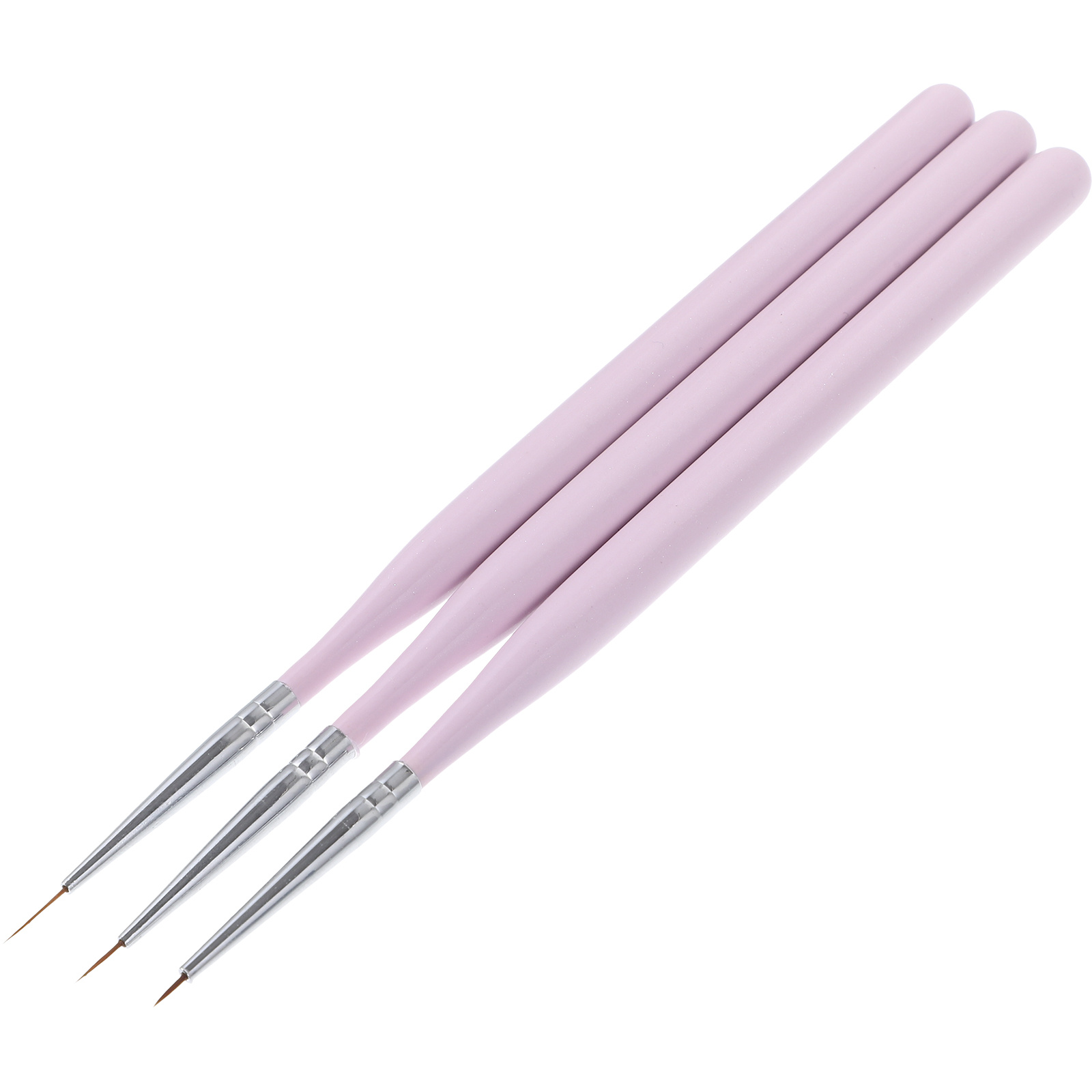 3Pcs Nail Art Brush Set Fine T - Detailing Brush Set บทวิจารณ์และราคา