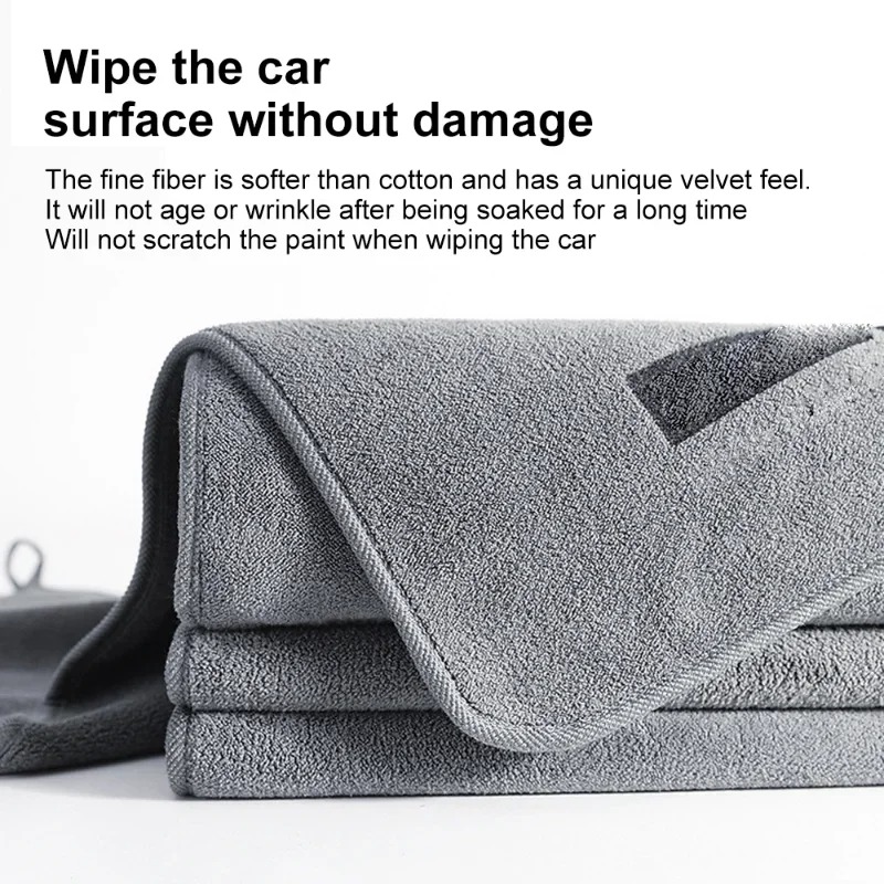 Grey Microfiber Car Cleaning T - Microfiber Towel Detailing บทวิจารณ์และราคา