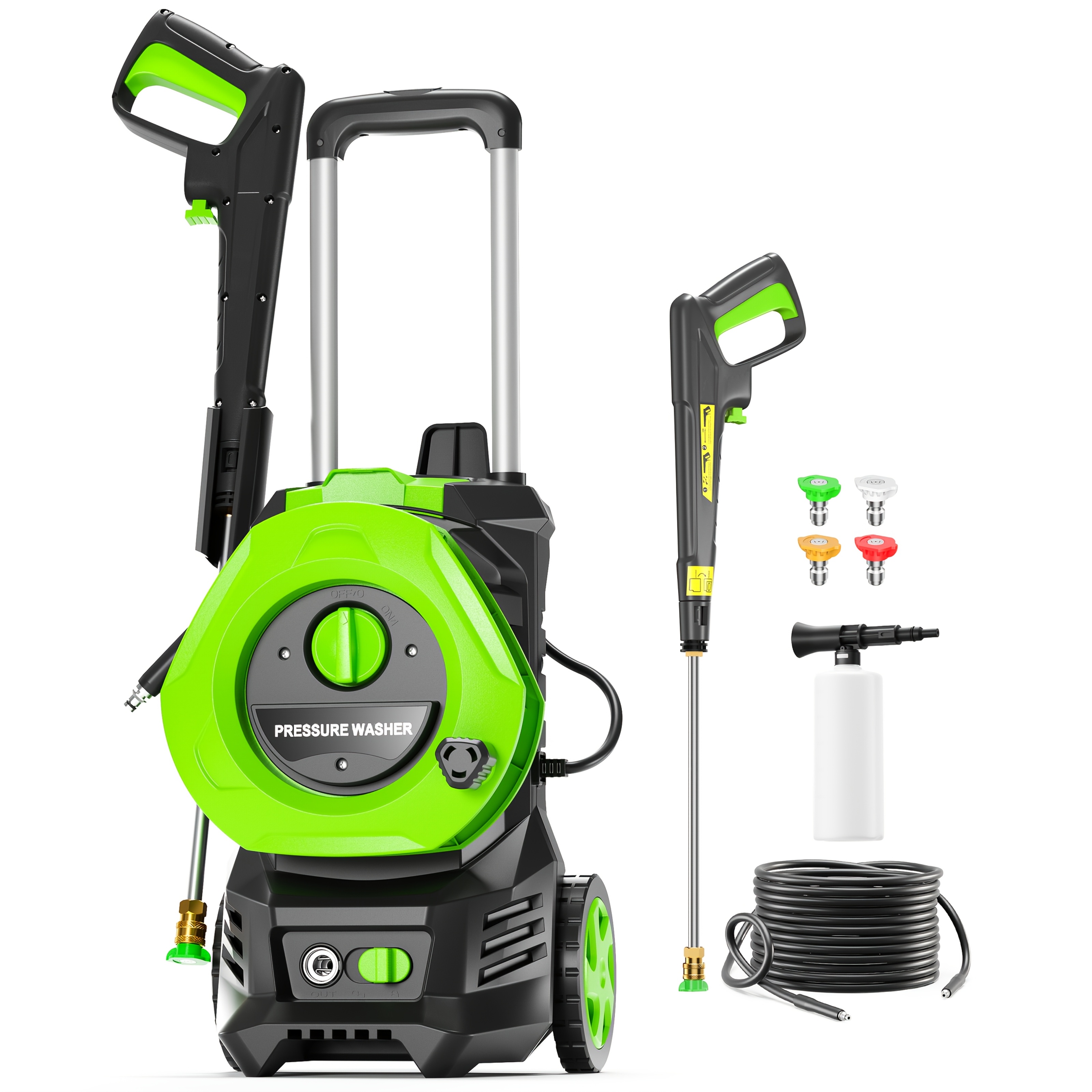 Electric Pressure Washer Power - Foam Cannon Car Wash บทวิจารณ์และราคา