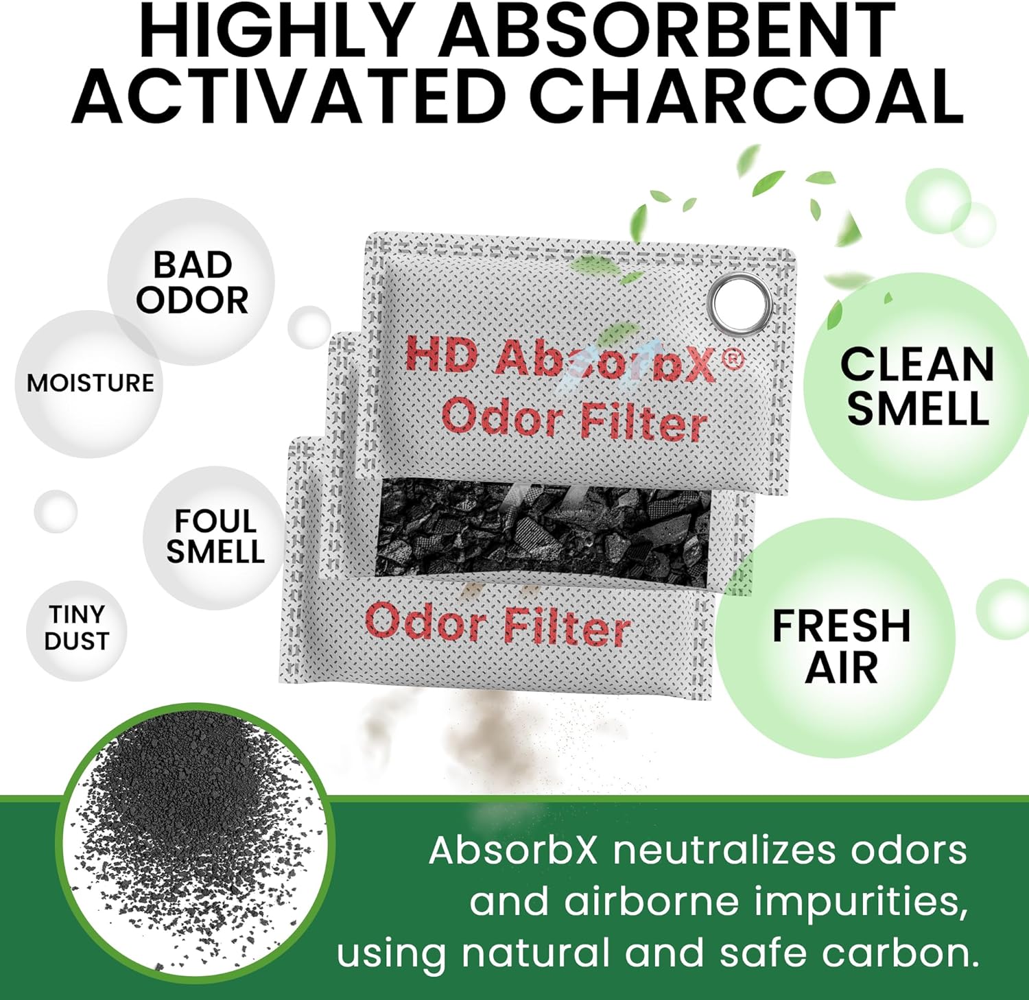 Activated Charcoal Air Purifyi - Odor Eliminator Car บทวิจารณ์และราคา
