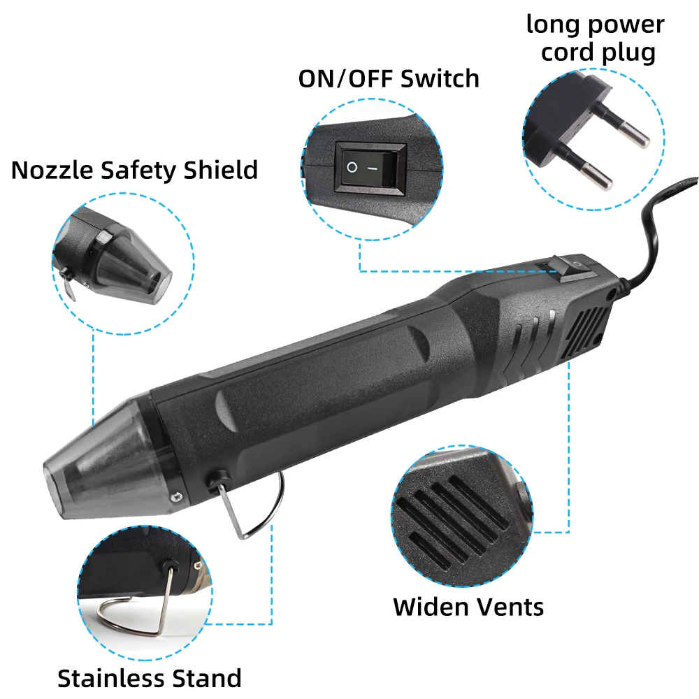 300W EU Hot Air Gun Soldering  - Dryer Car Blower บทวิจารณ์และราคา