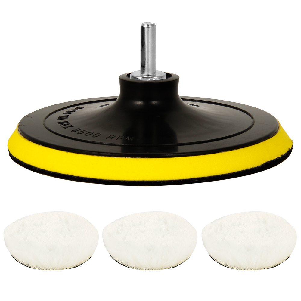 5pcs Car Polishing Pads Set 6  - Polish Pad Set Buffer บทวิจารณ์และราคา