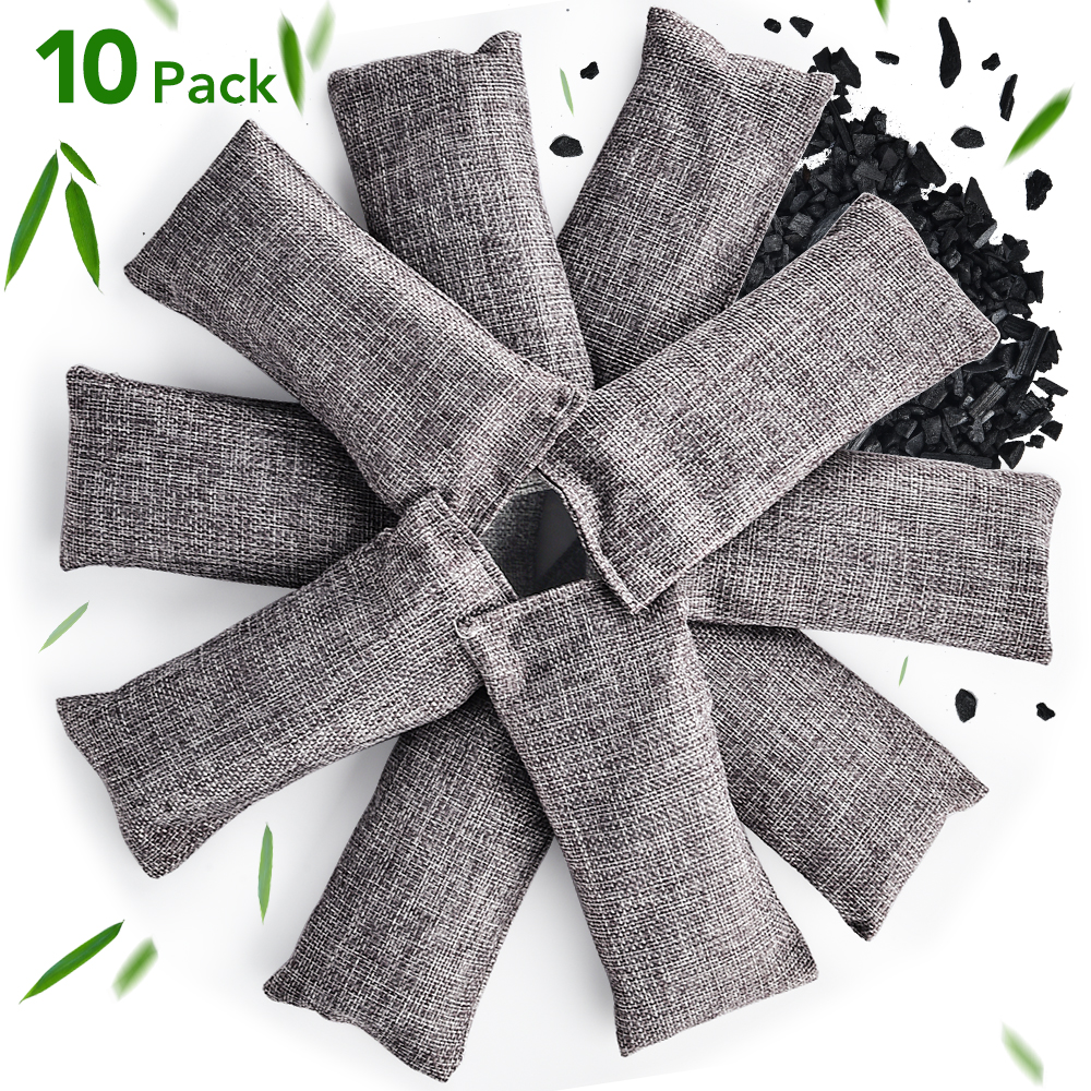 10pcs Natural Bamboo Charcoal  - Odor Eliminator Car บทวิจารณ์และราคา