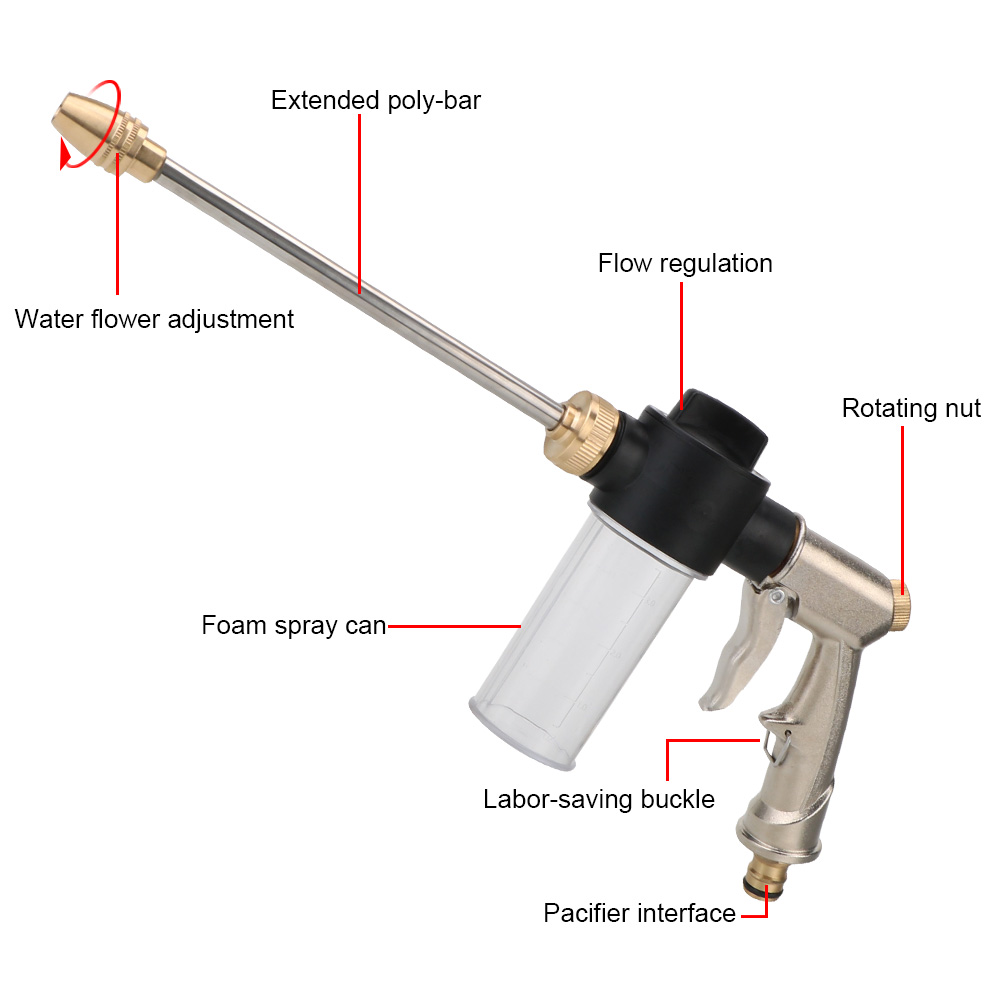 Long Foam Washer Car High Pres - Pressure Washer Foam Gun บทวิจารณ์และราคา