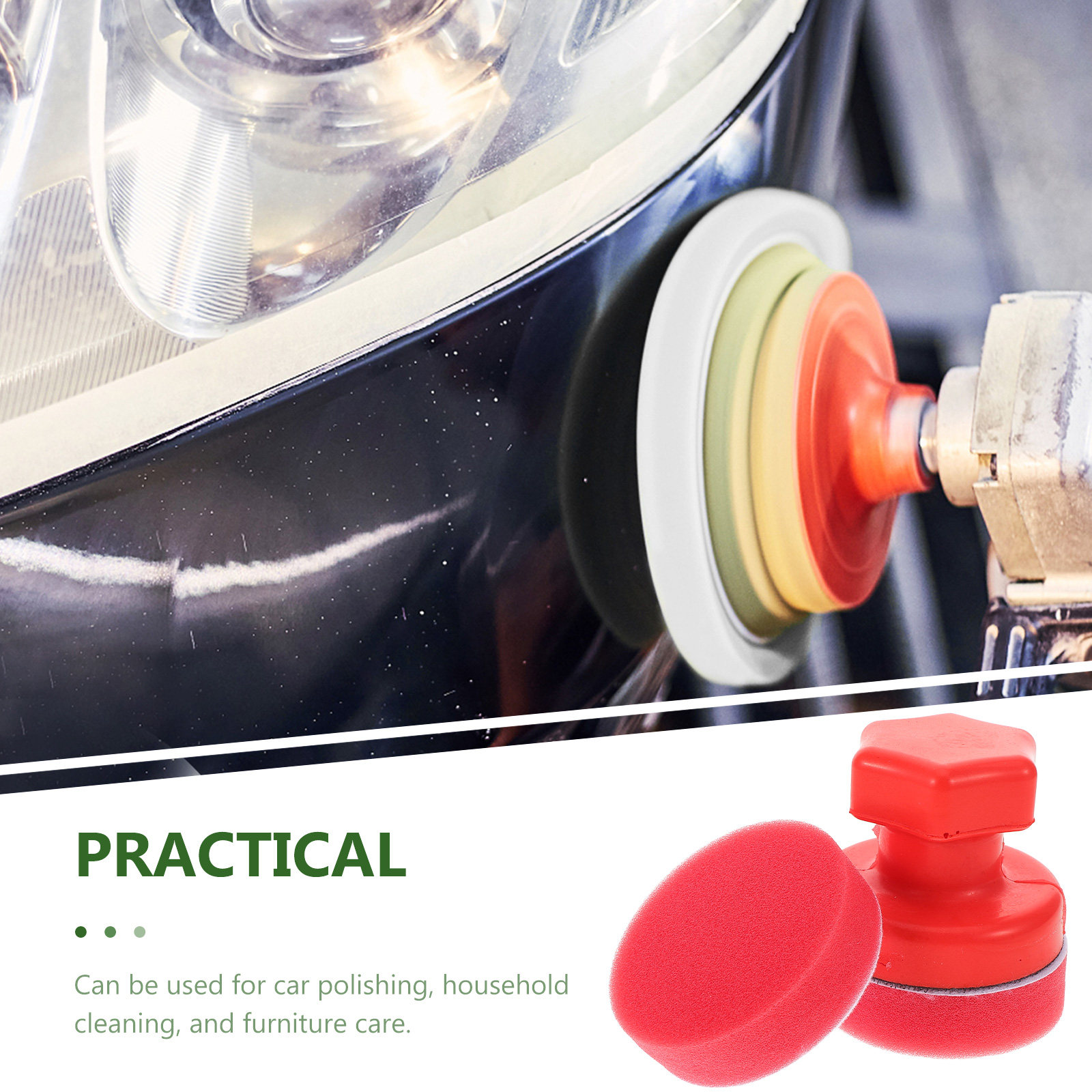 1Set Car Waxing Sponge Set Han - Wax Applicator Pad บทวิจารณ์และราคา