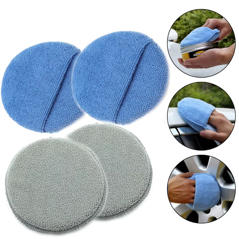 10Pcs Car Detailing Applicator - Wax Applicator Pad บทวิจารณ์และราคา