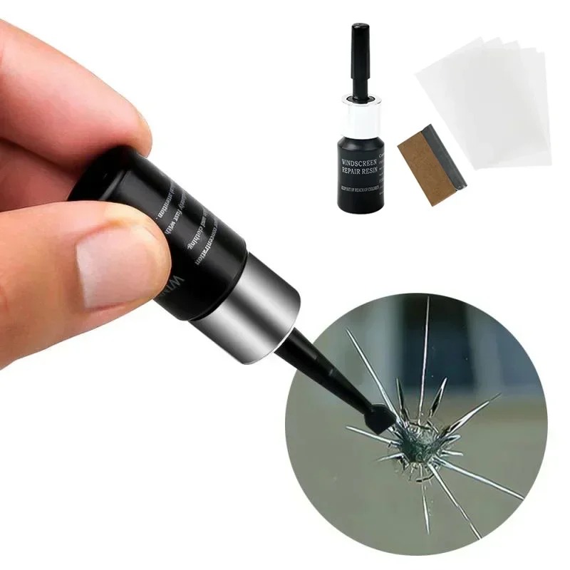 DIY Car Windshield Cracked Rep - Glass Cleaner Streak บทวิจารณ์และราคา