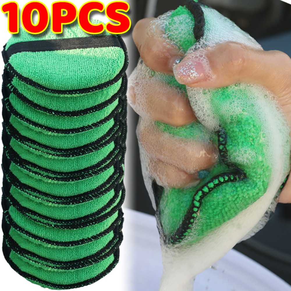 10/5PCS Microfiber Wax Applica - Wax Applicator Pad บทวิจารณ์และราคา