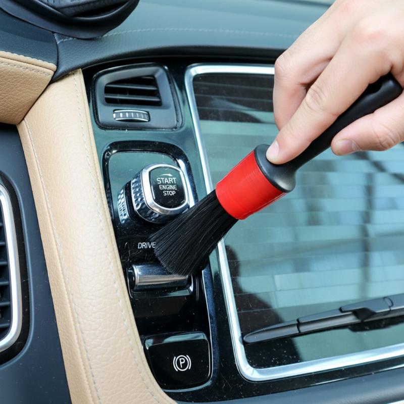 5PCS Car Detailing Brush Set P - Interior Detailing Kit บทวิจารณ์และราคา