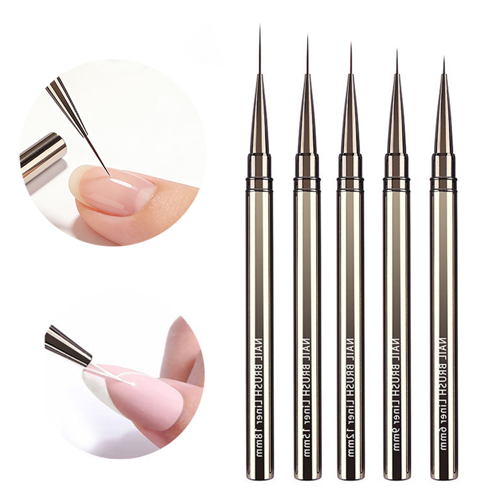 5-Piece Professional Nail Art  - Detailing Brush Set บทวิจารณ์และราคา
