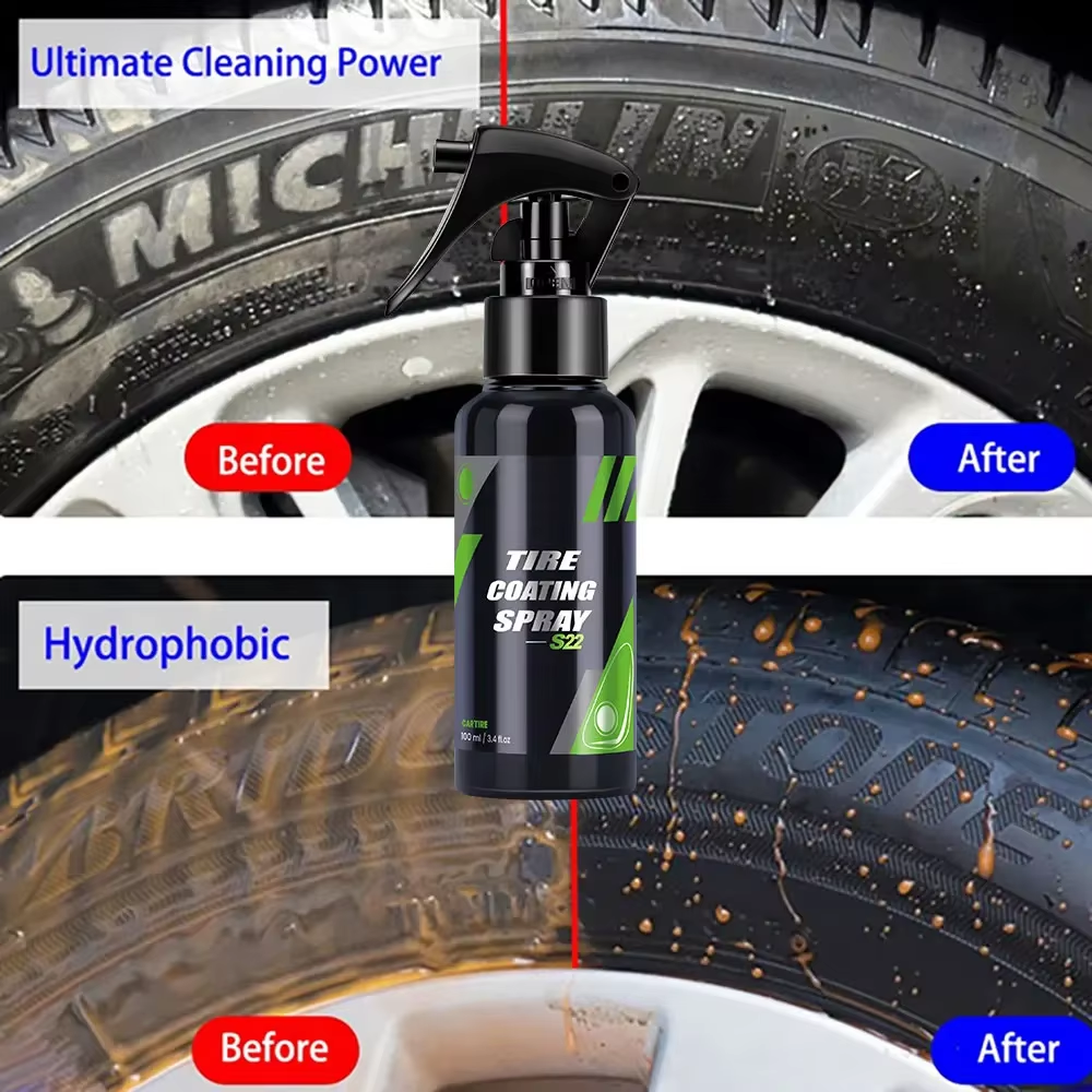 S22 Black Car Tire Blackening  - Car Wax Ceramic Coating บทวิจารณ์และราคา