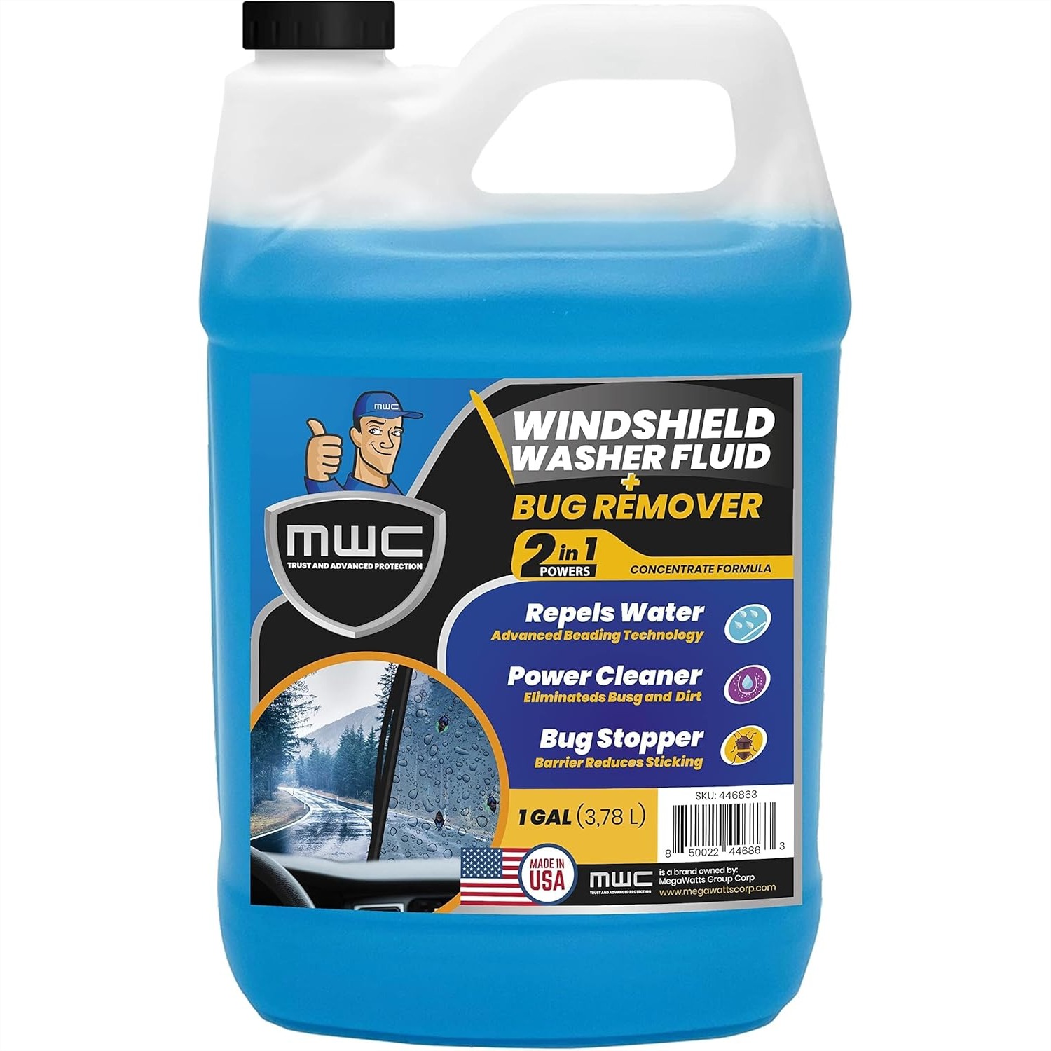 Windshield Washer Fluid, Ready - Glass Cleaner Streak บทวิจารณ์และราคา