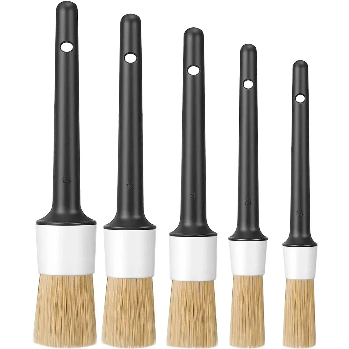 5PCS Cleaning Tools  Auto Car  - Dirt Brush Interior บทวิจารณ์และราคา
