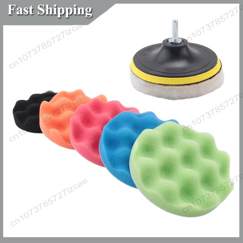 -A99Z 8Pcs/Set Car Sponge Poli - Polish Pad Set Buffer บทวิจารณ์และราคา