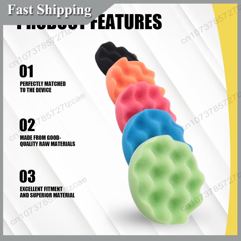 -A99Z 8Pcs/Set Car Sponge Poli - Polish Pad Set Buffer บทวิจารณ์และราคา