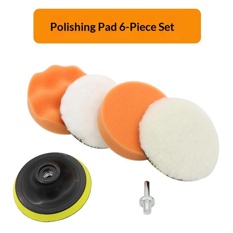 6 Pcs Foam Pad Buffer Kit Poli - Polish Pad Set Buffer บทวิจารณ์และราคา