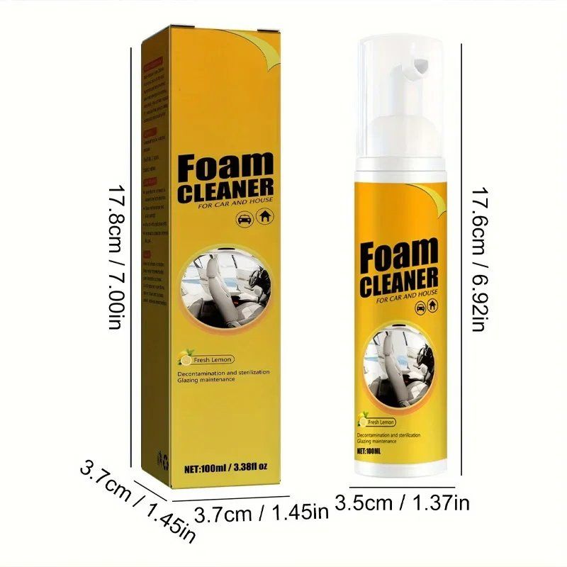 Multi functional foam cleaner  - Leather Cleaner Interior บทวิจารณ์และราคา