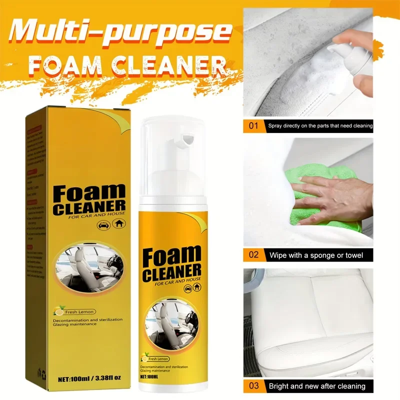 Multi functional foam cleaner  - Leather Cleaner Interior บทวิจารณ์และราคา