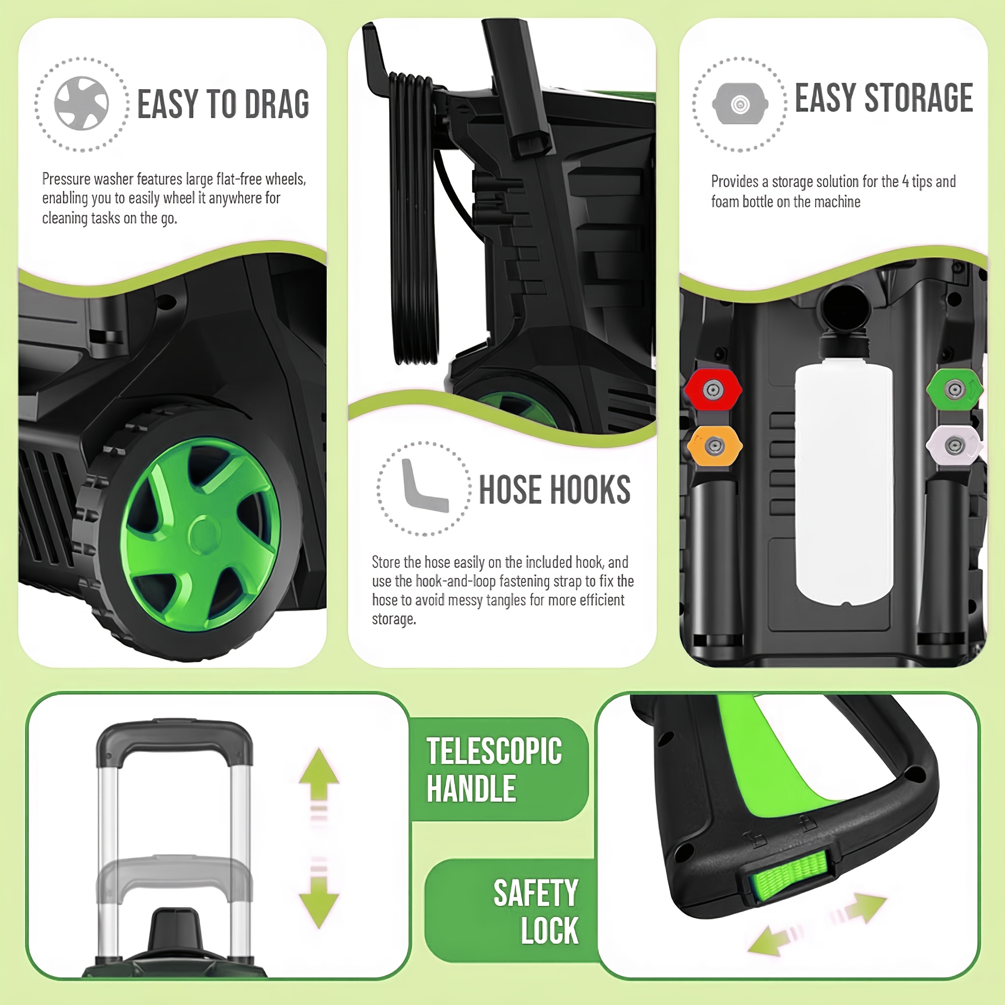 Electric Pressure Washer Power - Foam Cannon Car Wash บทวิจารณ์และราคา