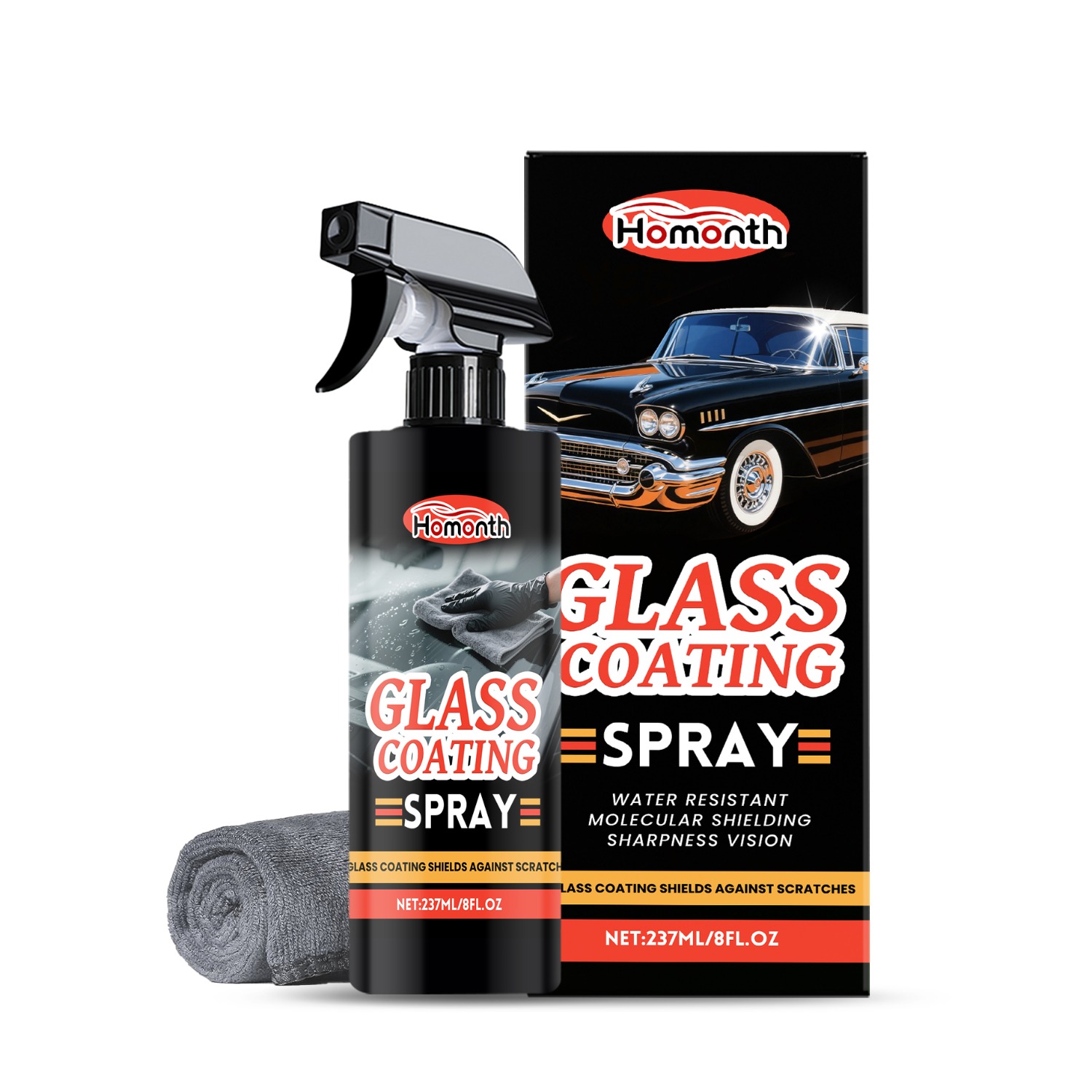 Car Glass Cleaner & Anti-Fog S - Glass Cleaner Streak บทวิจารณ์และราคา
