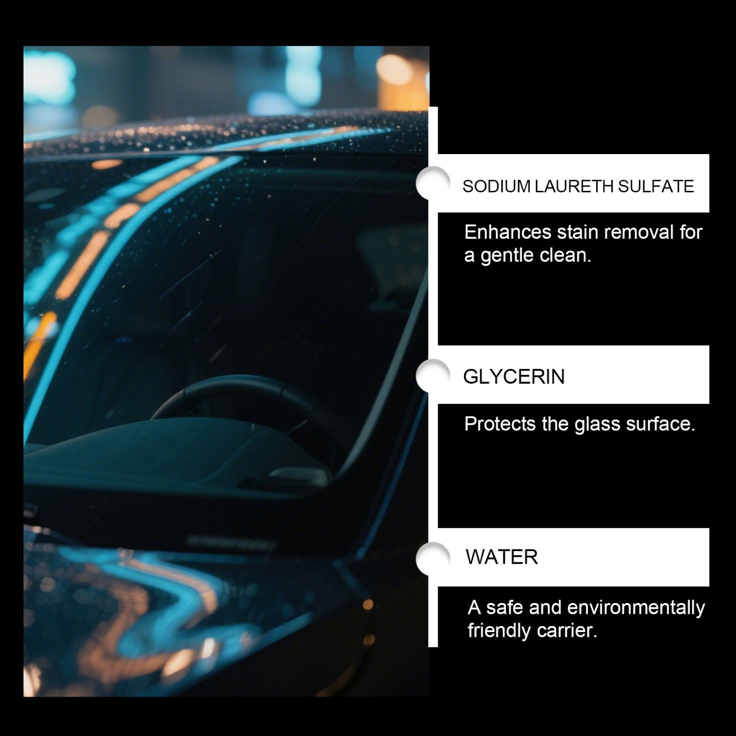 Car Glass Cleaner & Anti-Fog S - Glass Cleaner Streak บทวิจารณ์และราคา