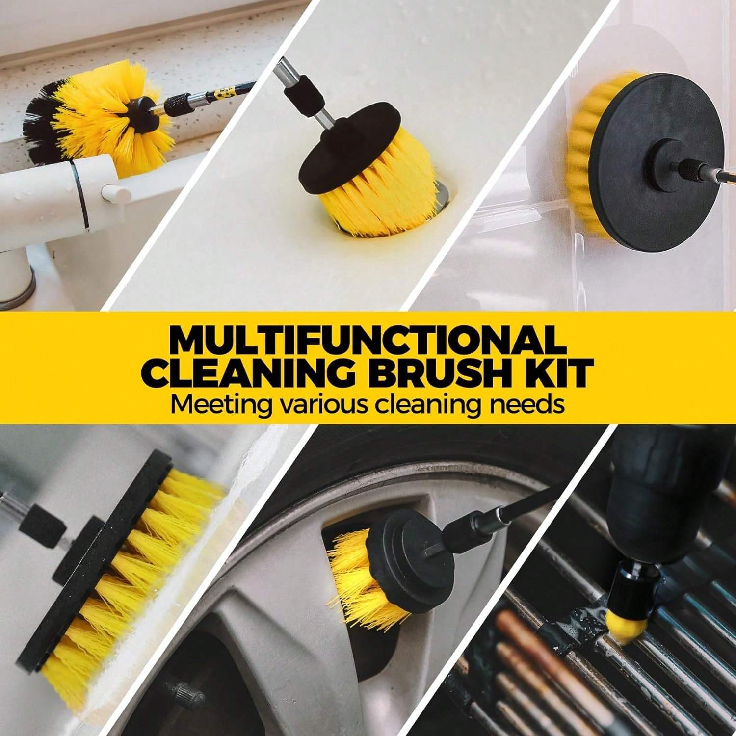 20Pack Drill Brush Attachments - Car Cleaning Brush บทวิจารณ์และราคา