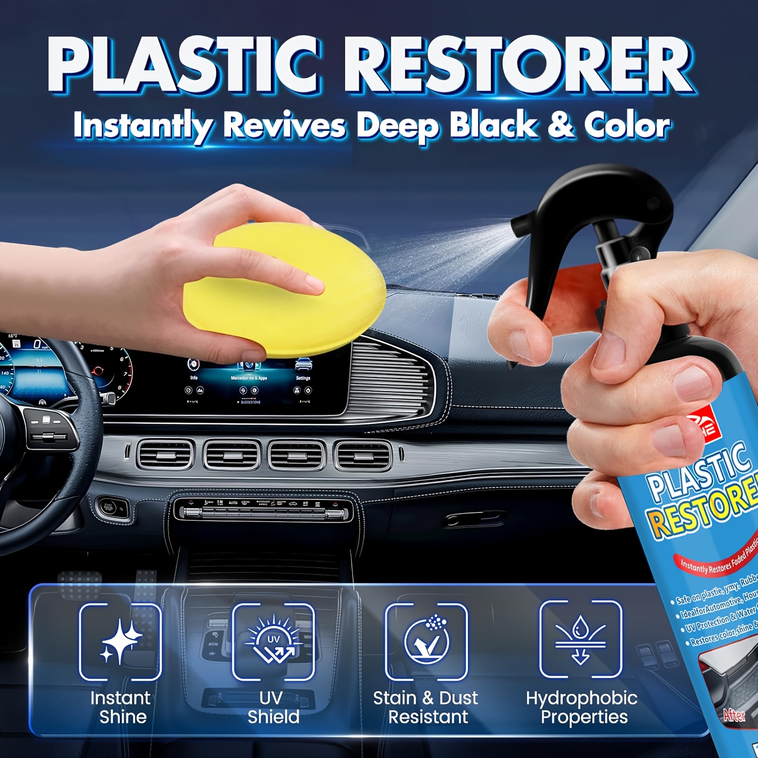 Black Trim And Plastic Restore - Trim Restorer Plastic บทวิจารณ์และราคา